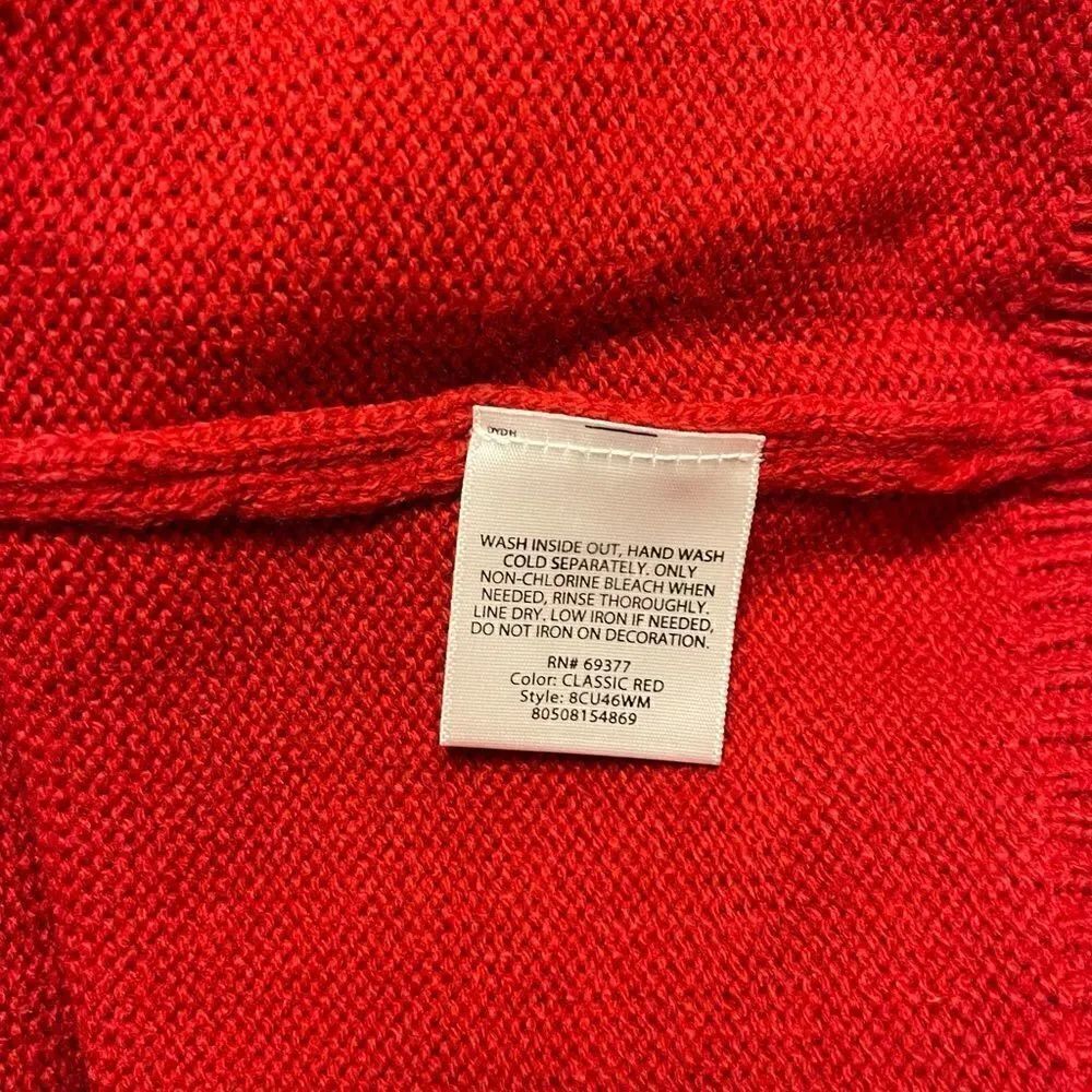 Red Christmas sweater size 3X - Picture 7 of 7